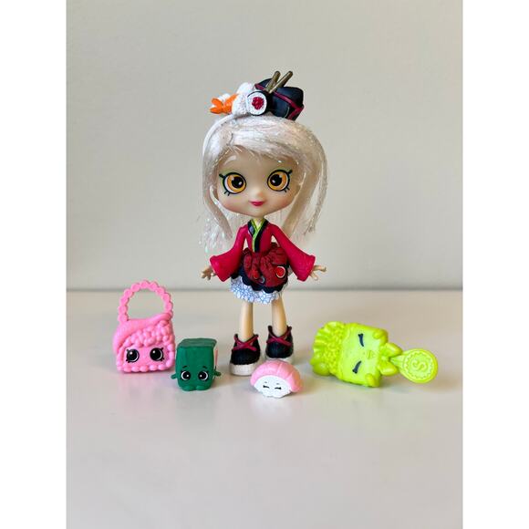 Shopkins Shoppies Sara Sushi Doll with Shopkins Accessories - Picture 1 of 10